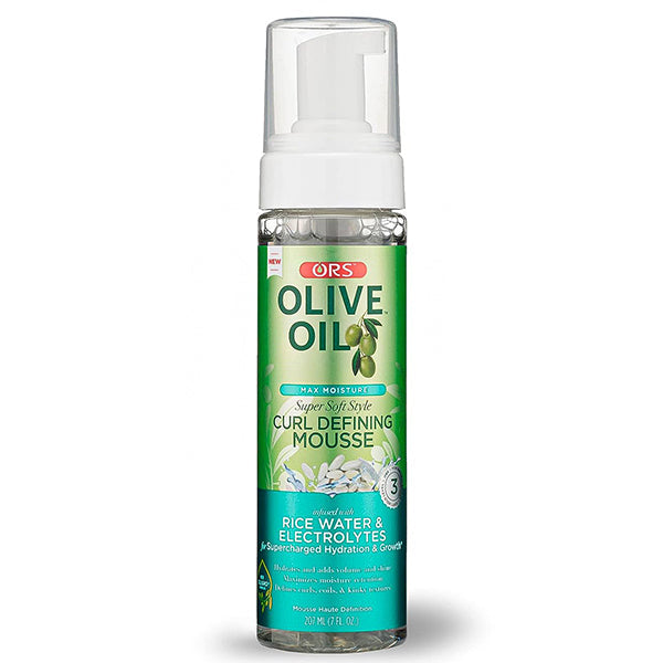 ORS Olive Oil Max Moisture Curl Defining Mousse 7 oz front product image